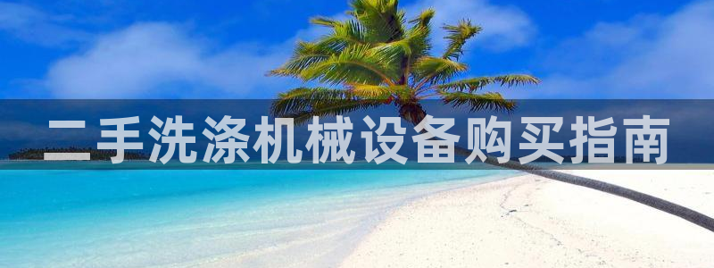金年会官方在线入口网址查询：二手洗涤机械设备购买指南