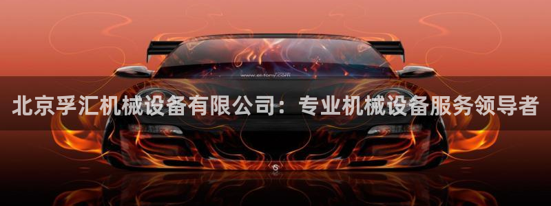 金年会体育app最新官网：北京孚汇机械设备有限公司：专业机械设备服务领导者