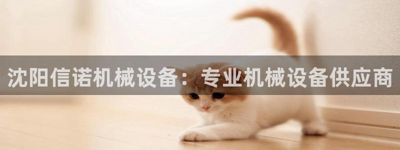金年会官方网址登录入口：沈阳信诺机械设备：专业机械设备供应商