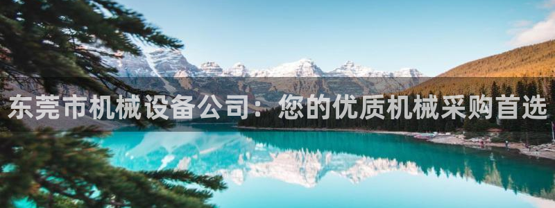 金年会体育APP官方网站：东莞市机械设备公司：您的优质机械采购首选