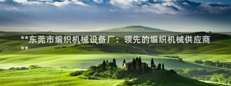 金年会官方登录入口手机版app：**东莞市编织机械设备厂：领先的编织机械供应商
**