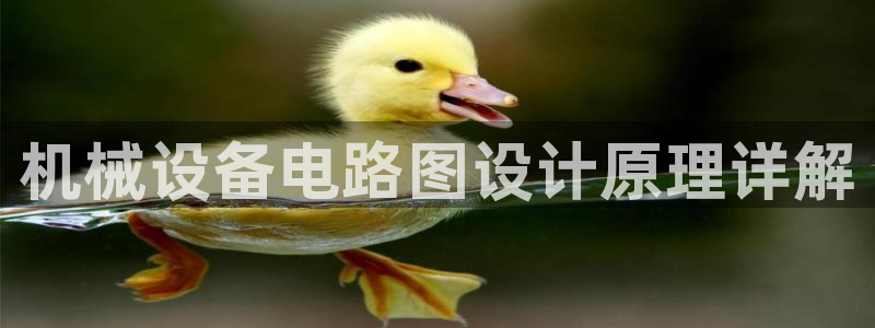 金年会官方在线入口网址大全：机械设备电路图设计原理详解