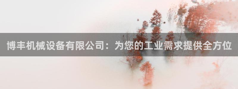 金年会ios：博丰机械设备有限公司：为您的工业需求提供全方位