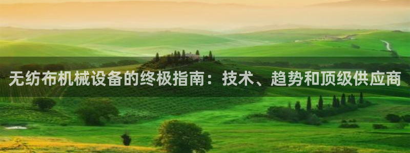 金年会体育官方：无纺布机械设备的终极指南：技术、趋势和顶级供应商