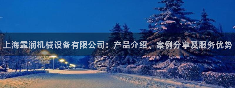 金年会网址有吗：上海霏润机械设备有限公司：产品介绍、案例分享及服务优势